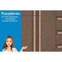 Ver imagem 4 de Guarda Roupa +cômoda 2 Peças Qc350 Jatoba/areia - Santos Andirá
