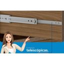 Ver imagem 5 de Guarda Roupa +cômoda 2 Peças Qc350 Jatoba/areia - Santos Andirá