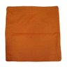 Capa de Almofada de Algodão Lisa Laranja 45x45cm - 1