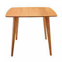 Ver imagem 3 de Mesa de Jantar Quadricurva 80x80cm 2 a 4 Lugares em Madeira - Dina - Freijó