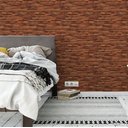 Ver imagem 2 de Papel de Parede Madeira Escura Horizontal 2,5m