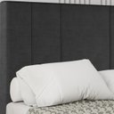 Ver imagem 6 de Cabeceira Casal 138 cm Madrid Veludo Preto Soon