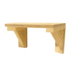 Prateleiras Suporte em Madeira Multiuso para Decoração 28x14 - 1