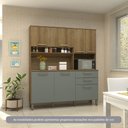 Ver imagem 1 de Cozinha Compacta 165,40cm 7 Portas e 2 Gavetas com Tampo 353 Luciane Móveis