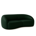 Ver imagem 3 de Sofá Sala Nuvem 170 Cm Conforto Premium Decorativo Orgânico:courino Sintético Verde