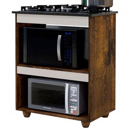 Armário de Cozinha para Cooktop Turim Ypê/off White - Kaiki Móveis - 2