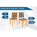 Ver imagem 2 de Mesa Cozinha Zafira 200 + 8 Cad Talia Cedro DJ Móveis