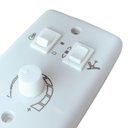 Ver imagem 3 de Chave Rotativa para Ventilador de Teto 4x2 com Interruptor Bivolt