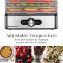 Ver imagem 5 de Elite Gourmet Desidratador de Alimentos com 5 Bandejas em Aço Inox (inox)