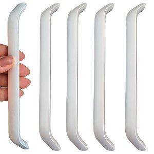 5 Puxadores Ergonômico Alumínio Resistente Pega Mão 16cm