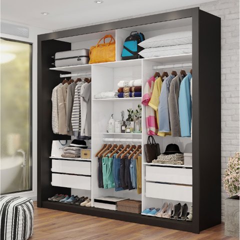 Closet Casal Clarice com Gavetas