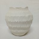 Ver imagem 3 de Vaso Decorativo Enfeite Home&co Cerâmica 19x19x19cm Branco