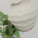 Ver imagem 4 de Vaso Decorativo Enfeite Home&co Cerâmica 19x19x19cm Branco