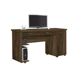 Mesa para Computador Notável Office Freijó com Rodízios e Gaveta - 1