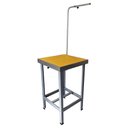 Ver imagem 1 de Mesa de Banho e Tosa Inox AlcaPet 55X55cm Amarelo APIS-11P
