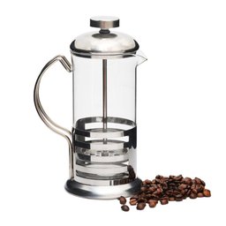 Cafeteira Francesa de 350 Ml Inox e Vidro para Café Perfeito - 1