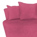 Ver imagem 7 de Namoradeira Sofá 2 Lugares Yara Orgânica Veludo Rosa