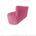 Ver imagem 6 de Namoradeira Sofá 2 Lugares Yara Orgânica Veludo Rosa