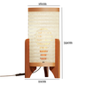 Abajur de Mesa de Cabeceira Sala de Estar Moderno Rattan Rav - 5