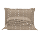 Ver imagem 4 de Kit 3 Pçs Cobre Leito Casal Queen Heitor Hipercal 400 Fios Bordado: Avelã