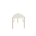 Ver imagem 2 de Conjunto de Mesas Laterais para Sala 54cm MDF Metal Pintado Louro e Luna com Dourado Casa Lar Shop