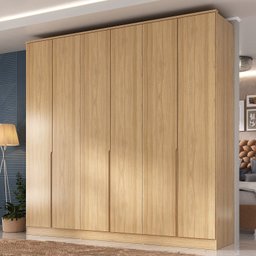 Guarda-roupa 100% Mdf Logan Yescasa 6 Portas - 1