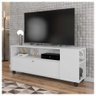 Bancada Rack Para TV até 55 Polegadas Opala Branco Caemmun - 5