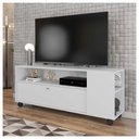 Ver imagem 5 de Bancada Rack para Tv até 55 Polegadas Opala Branco Caemmun