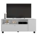 Ver imagem 1 de Bancada Rack para Tv até 55 Polegadas Opala Branco Caemmun