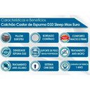 Ver imagem 2 de Colchão Viúva Espuma D33 Sleep Max Pillow (128x188x25) - Castor
