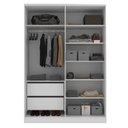 Ver imagem 2 de Guarda Roupa 4 Portas 2 Gavetas Logan Yescasa