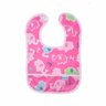 Babador Mini Elefantes KaBaby Rosa - 1