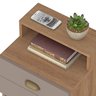 Mesa de Cabeceira 39cm X 63cm 2 Gavetas - 4