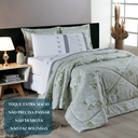 Ver imagem 5 de Cobredom Cobertor Grosso Flower Queen Size 100% Algodão Super Fofinha Papillons:verde