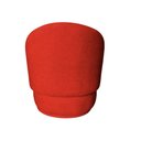 Ver imagem 3 de Poltrona Decorativa Beatriz Orgânica Couro Vermelho