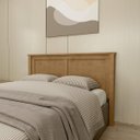 Ver imagem 2 de Conjunto Quarto: Cabeceira Cama, 2 Mesas de Cabeceiras Freijó Topázio Madeira Pinus - Finestra