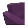 Sofá 2 Lugares Denver Suede Roxo - 3