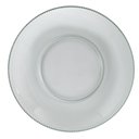 Ver imagem 2 de Conjunto 6 Pratos Raso Vidro Transparente Gema 23,5cm