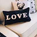 Ver imagem 2 de CAPA RETANGULAR LOVE Almofadas Estilo