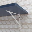 Ver imagem 4 de Prateleira Crie Fácil Azul 40 X 25cm com Suporte Mão Francesa