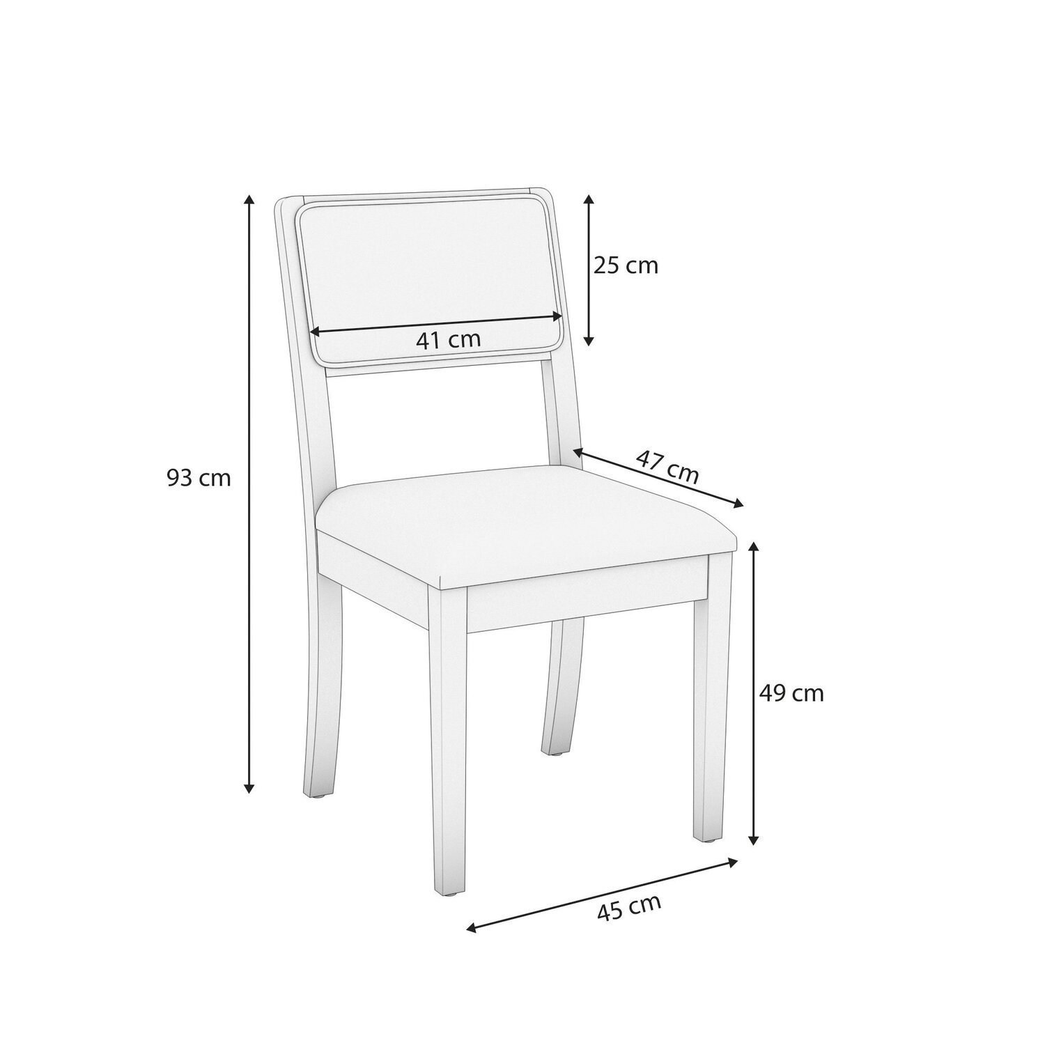 Conjunto para Sala de Jantar com Mesa Petra e 8 Cadeiras - 6