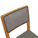 Ver imagem 5 de Conjunto para Sala de Jantar 8 Lugares Madeira Maciça com Mesa Tampo Vidro/MDF e 8 Cadeiras Teladas