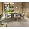 Conjunto Sala de Jantar Mesa Elma com 6 Cadeiras - 1