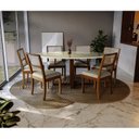 Ver imagem 1 de Conjunto para Sala de Jantar com Mesa Elma e 6 Cadeiras