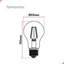 Ver imagem 2 de Lâmpada Led Pêra Filamento 15w Neutro 4000k