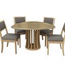 Conjunto para Sala de Jantar com Mesa Lia e 4 Cadeiras - 2
