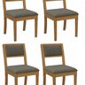 Conjunto para Sala de Jantar com Mesa Lia e 4 Cadeiras - 7