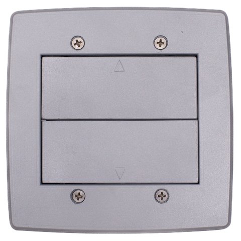 Espelho Caixa de Piso 4x4" Tampa Retrátil com 1BLKEY+ Tomada - Cinza