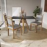 Conjunto Sala de Jantar Mesa Duna com 4 Cadeiras - 1