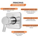 Ver imagem 5 de Acabamento para Registro de Monocomando Meber Metais